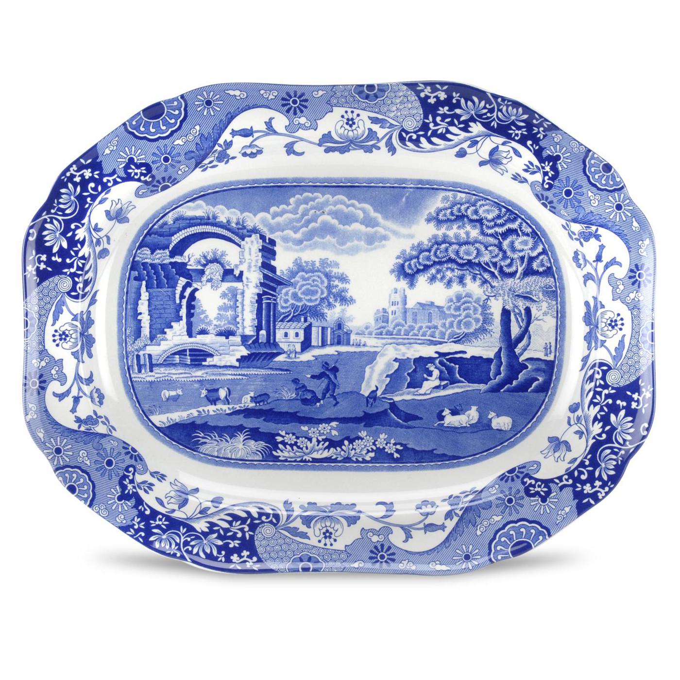 Spode Blue Italian Dinnerware and Serving